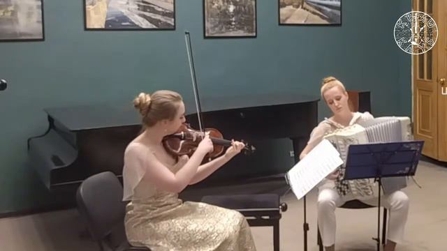 Концерт дуэта скрипки А. Меньшовй и баяна Е. Виноградовой «PinAkkolada DUO» в «Союзе печатников».