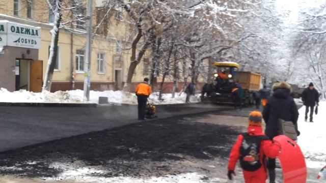 20131207 На снег выпал асфальт