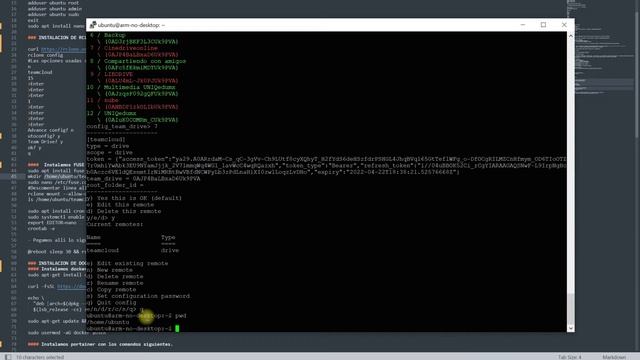 Instalacion Docker Portainer Rclone Jellyfin puertos en oracle Vps
