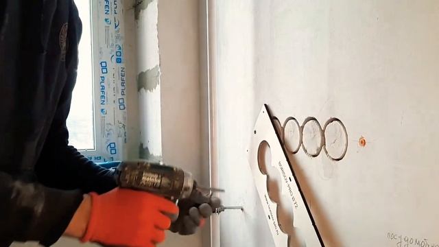 подрозетники в армированном бетоне