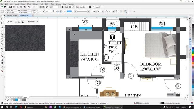 Creative Session S01E01 - Floor Plan Design in CorelDraw