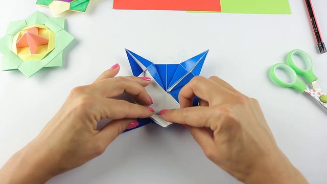 Оригами Игрушка ВЕРТУШКА без клея!