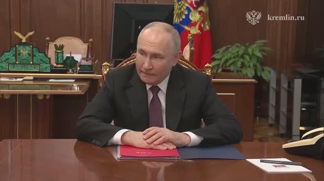 Владимир Путин провёл встречу с главой Банка ВТБ Андреем Костиным