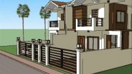 Small House Plan Design - Duplex Unit