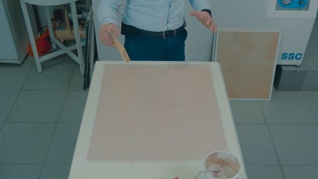 Техника нанесения декоративной краски Decorex Vermeer эффект песчаных вихрей  Decorex