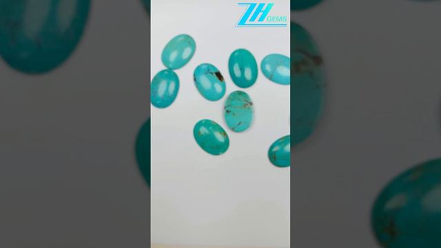 Natural turquoise 18*25mm green oval cabochon Stone Jewelry Making and Collection choice fancy gifts