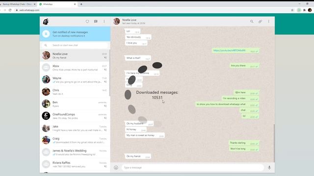 How to download more than 40,000 whatsapp (unlimited) conversations