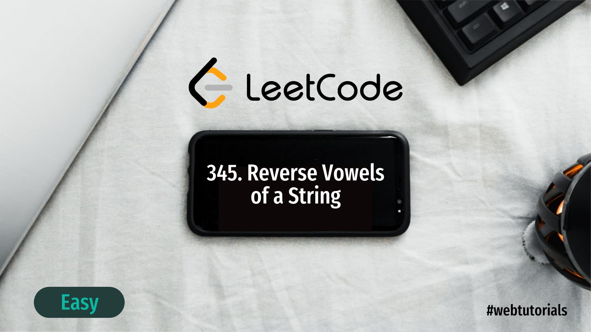 Решение задачи Reverse Vowels of a String  - LeetCode - JavaScript