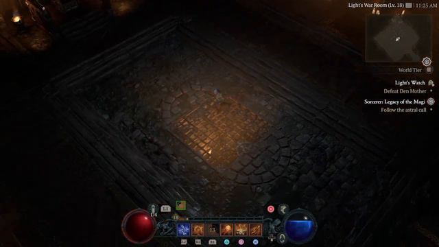 Diablo IV beta Flame sorcerer den mother fight
