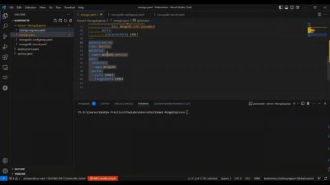 6. Deploy simple complete application | MongoDB & MongoExpress | Kubernetes شرح