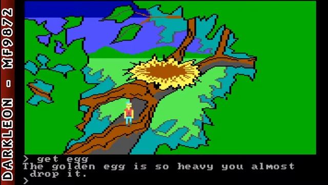 King's Quest - Quest for the Crown © 1984 Sierra Entertainment - PC DOS - Gameplay