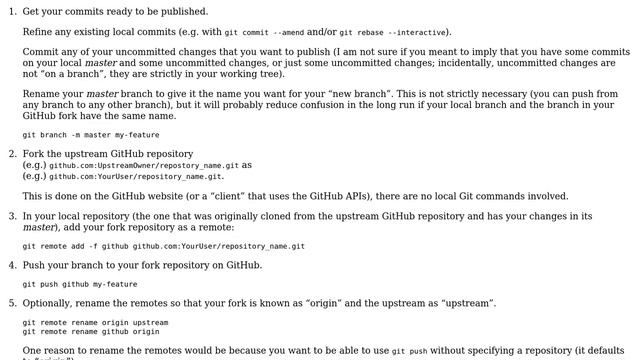 Unix & Linux: Github adding a repository as a fork from an existing clone (2 Solutions!!)