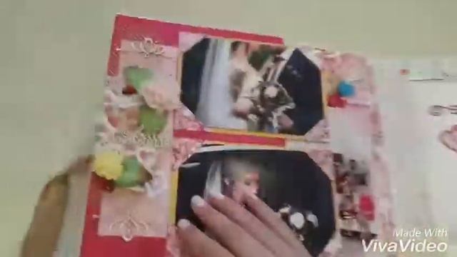 Мой первый скрап альбом. Скрапбукинг. Свадебный альбом.