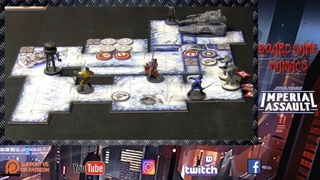 Star Wars Imperial Assault - Return to Hoth Ep 2 - BoardGameManiacs