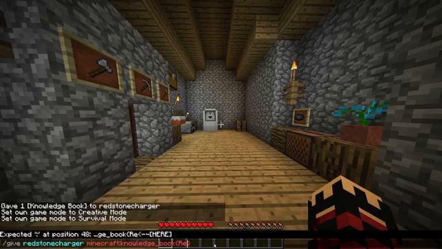 Setting Recipes For The Knowledge Book Minecraft