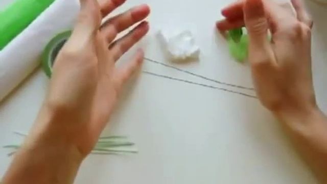 ✿ ЦВЕТЫ ИЗ ТКАНИ мастер класс