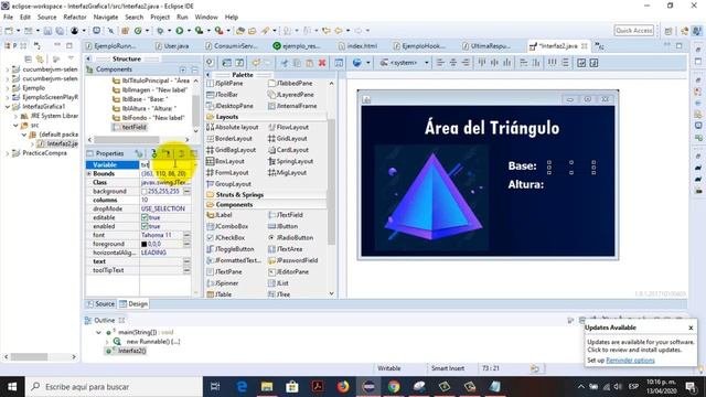 Programar Con Interfaz Gráfica En JAVA Fácil Y Rápido +  Eclipse IDE #2