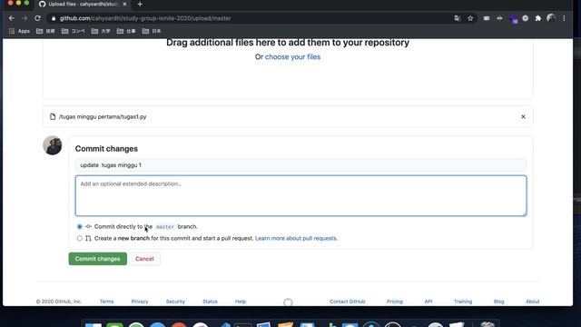 Tutorial Pengumpulan Tugas Study Group i-Smile Laboratory dengan GitHub