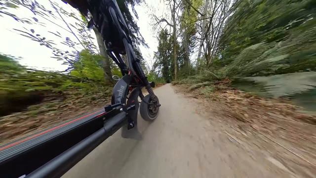 At the Bike Park : Flying on the Wolf Warrior