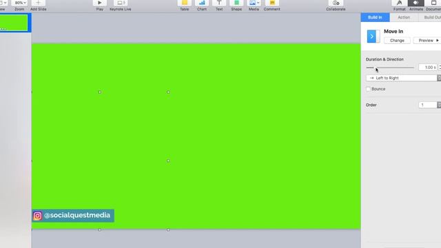 iMovie Tutorial: How to create an animated Instagram handle using Canva and Keynote for free
