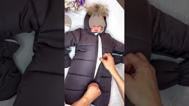 Прогулочный комбинезон «Карапуз» до -25° #baby #shortvideo #новорожденный #комбинезон #shorts
