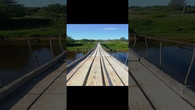 Навесной мост через Ловать