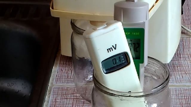 Пограничная вода. Изготовление пограничной/пристеночной воды на кухне-1. Контрольные замеры.