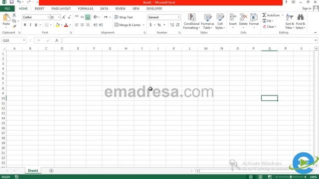 Excel 2013 Interface Microsoft Excel 2013 Urdu Tutorials