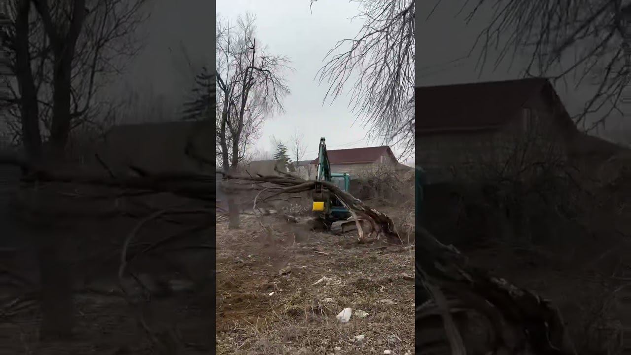 Разработка земельного участка с нуля.  #строительство #владивосток #фахверковыйдом