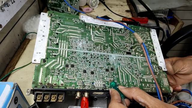 Sony XM-ZR604 Car Amplifier Repair 1 side not work | sony car amp repair