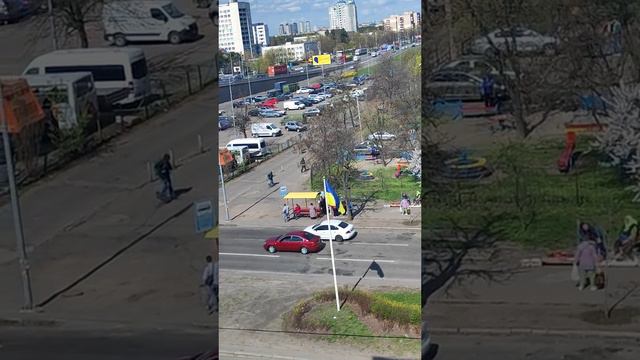 В Киеве геноцидники пытались похитить двух мужчин.