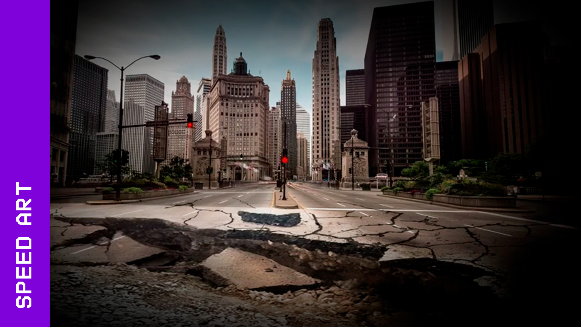Создание фотоманипуляции разрушенного города в Photoshop | PIXART