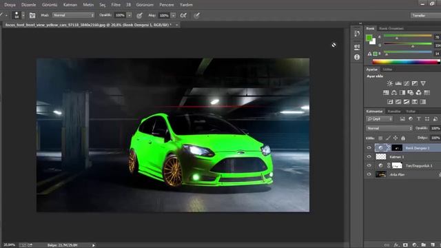 Photoshop Kullanarak Bir Resimdeki Herhangi Bir Rengi Değiştirme