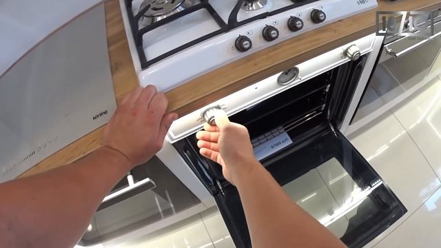 Smeg SR764BS и Smeg SF750BS Комбинация газовой варочной поверхности и духового шкафа