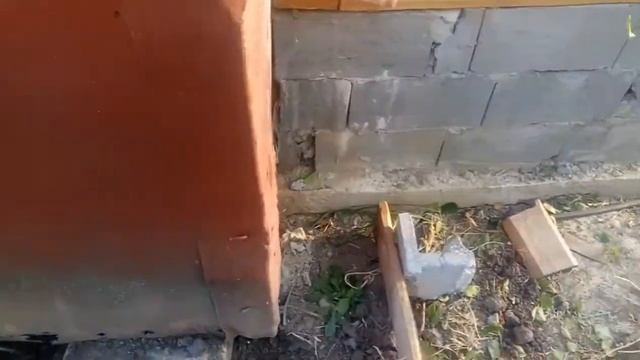 Дачный бложик заливаем отмостку