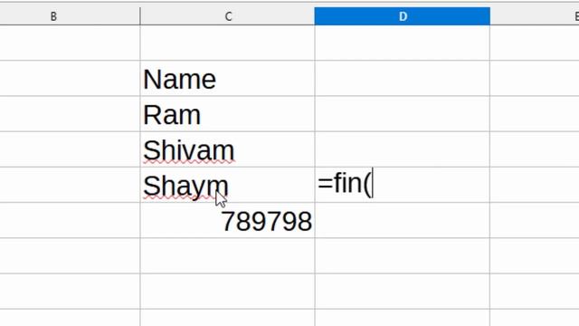 Name error in Libre calc@COMPUTEREXCELSOLUTION