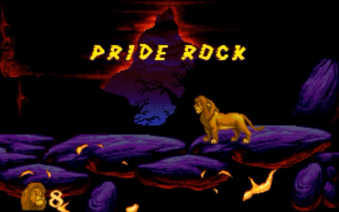 Sega Mega Drive 2 (Smd) 16-bit The Lion King 1 Level 10 Pride Rock Прохождение