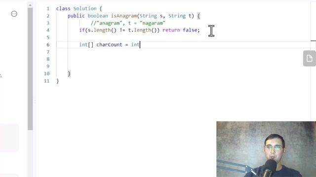 Leetcode 242 Valid anagram - Java объяснение решения с подходом Frequency counter