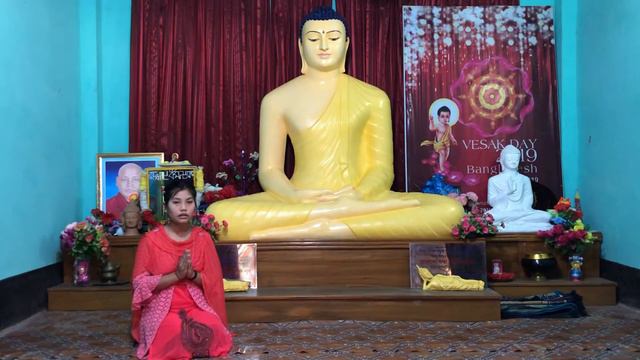 Bhikkhu Vandana by The Triratna Buddhist Dhamma School-TV. Pahartali. CTG. BD (Swe Myanu Marma)