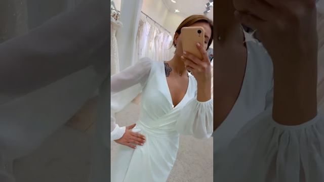 Свадебное платье минимализм Эсма