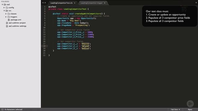 6 4 Opportunity Competitor Test Class   Coding/Fundamental Salesforce Coding Techniques/VL INFOTECH