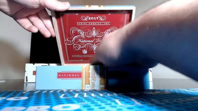 Break #673 2017 National Treasures football, 4 box pick your team case #14.  #OzlandersBreaksSon
