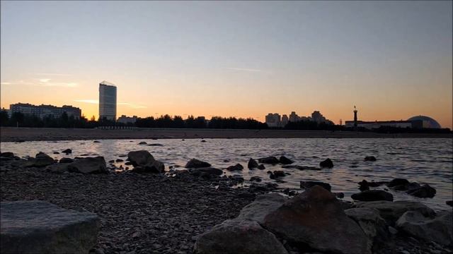 Рассвет в парке 300-летия СПб. Time Lapse