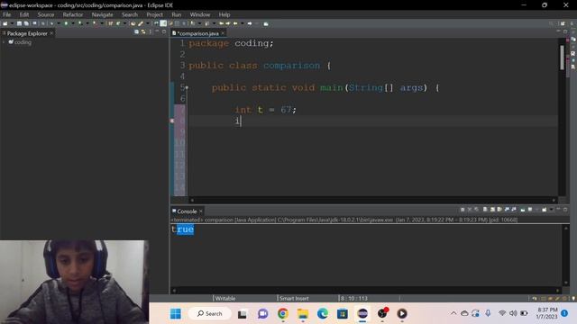 Apprendre Java Double Égal À L'opérateur de Comparaison - Pour Les Debutants Absolus#java