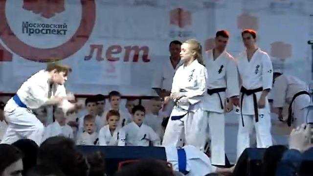 Показательное выступление Каратэ Киокушинкай г.Воронеж