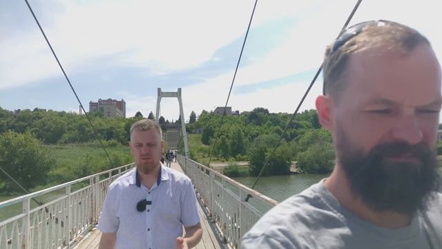 Подвесной мост = лицо города Азова.