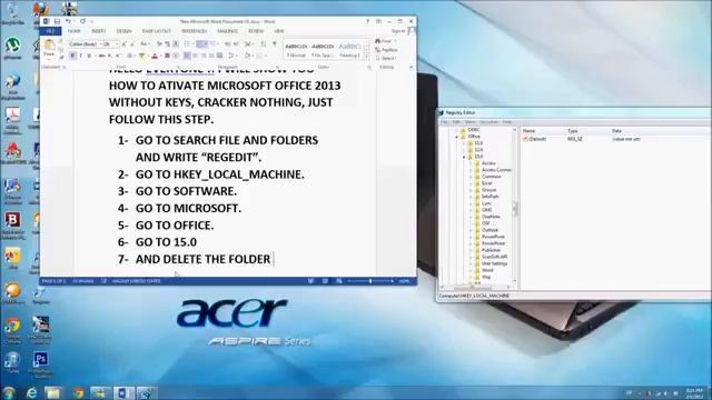 Microsoft Office 2013 FREE ACTIVATION! NO crack or keygen required!!! NO download needed!!