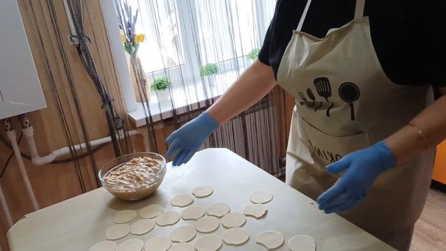 👩🍳Вареники с квашеной капустой и мясным фаршем.👍😋