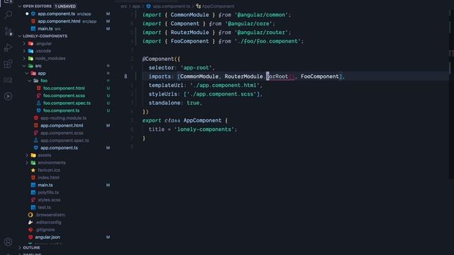 Lazy loading standalone components in Angular
