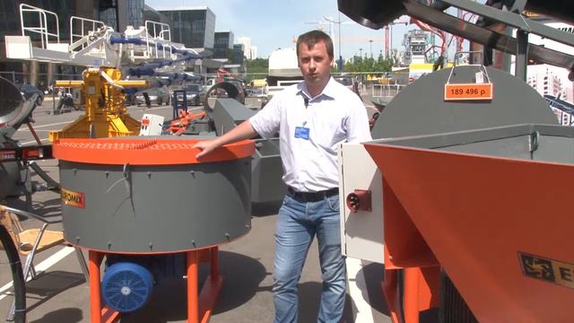 ВЫСТАВКА СТТ 2015 | Крокус Экспо и бетоносмесители роторно-планетарного типа EUROMIX 610.300